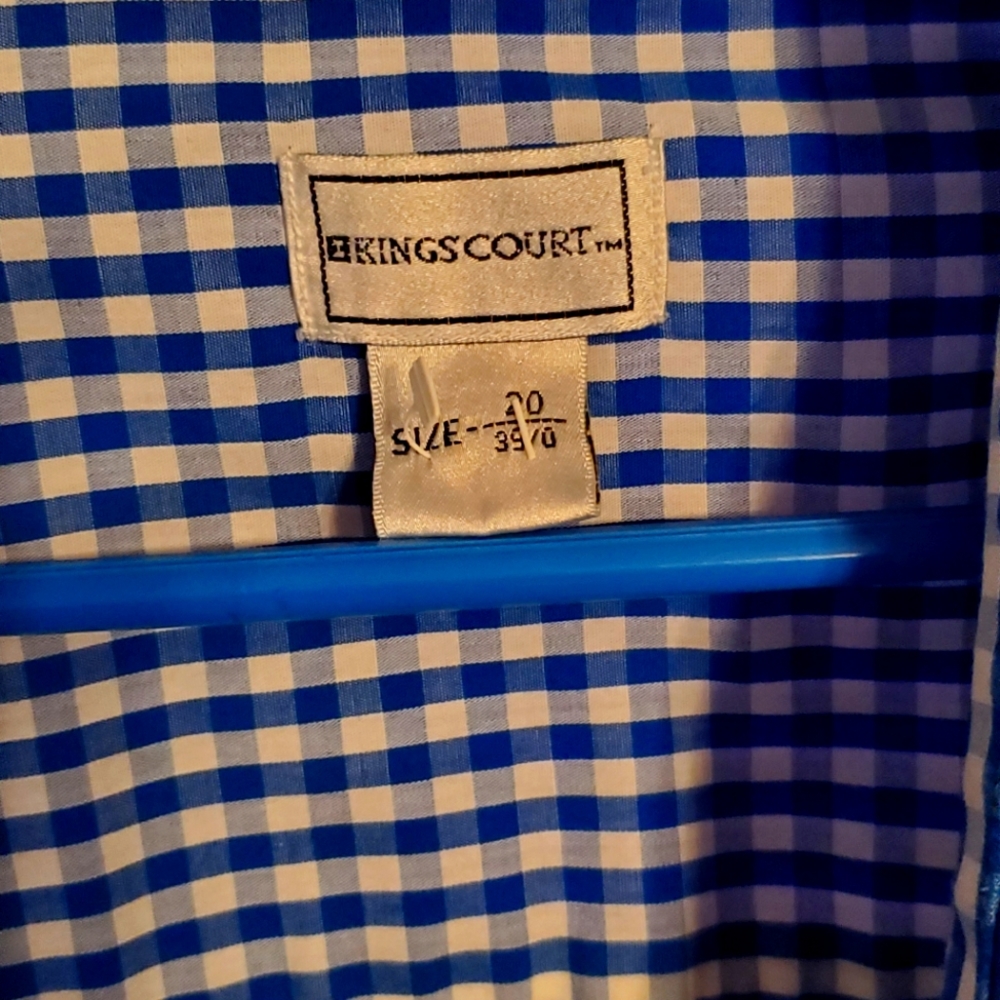 Men's big and tall button up